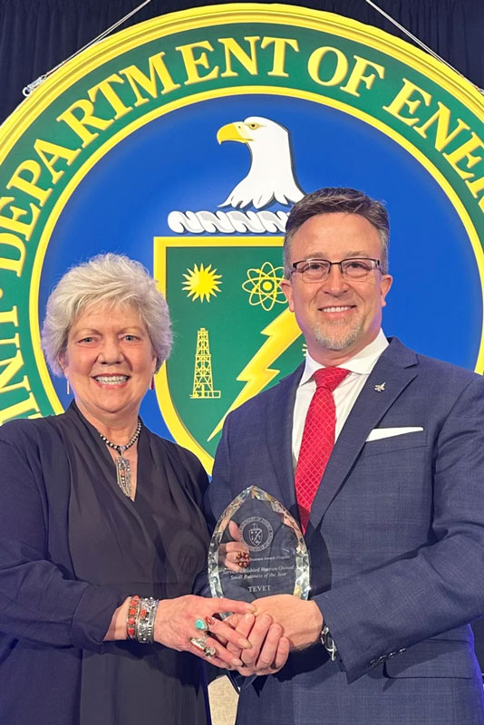 Evie Webster, Sr. Account Manager, TEVET, Tracy Solomon, CEO and Founder, TEVET