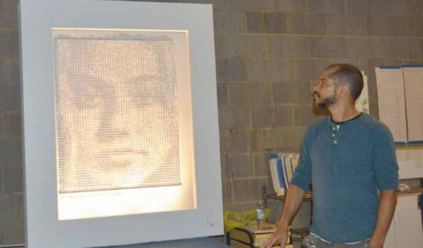 1 of 7 portraits that won the 2D international prize with Holston Home Art Director John Paul Goncalves.