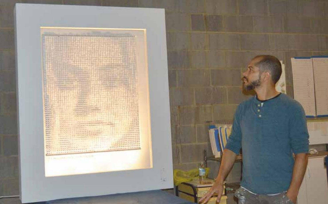 1 of 7 portraits that won the 2D international prize with Holston Home Art Director John Paul Goncalves.